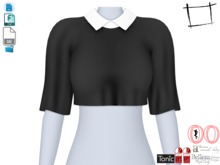 Dae Obj FBX Cropped Top With Shirt Under Maitreya, Slink, Belleza, Tonic