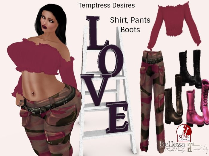 Urban Commando Outfit Pink