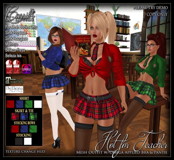 CB~Hot for Teacher Set Darks (box)