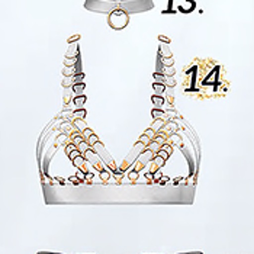 #EMPIRE - Buckle - Harness 1 - Top - white - RARE