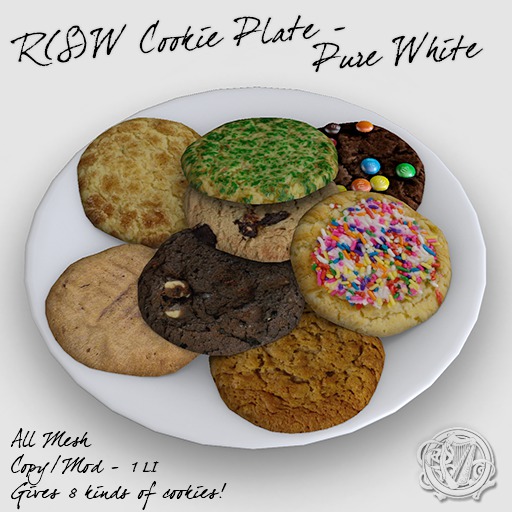 R(S)W Cookie Plate - Pure White