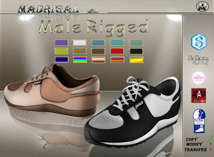 Madrigal:.Sneakers 'Lion'  Rigged DEMO