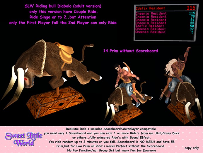 SLW Riding bull Diabolo