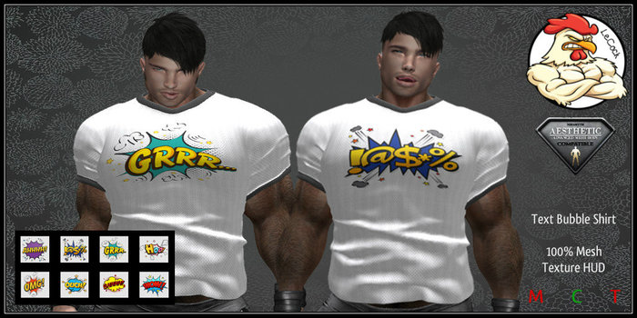 LeCock - AESTHETIC Text Bubble Shirt