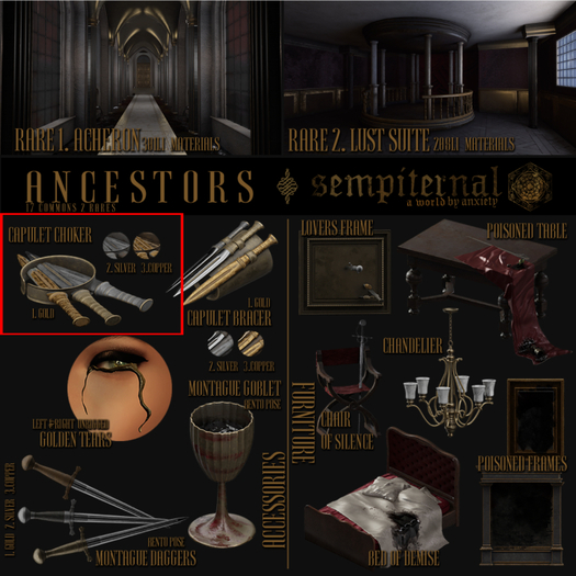 + SEMPITERNAL [Ancestors] Capulet Choker COPPER