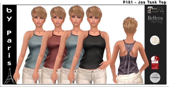 Jos Tank Top - Maitreya, TMP, Belleza, Belleza, Slink, Hybrid