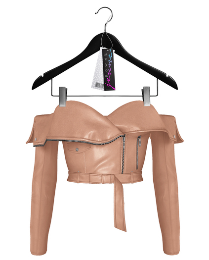 Jeune by Rowne.Fraser Moto Jacket - Nude