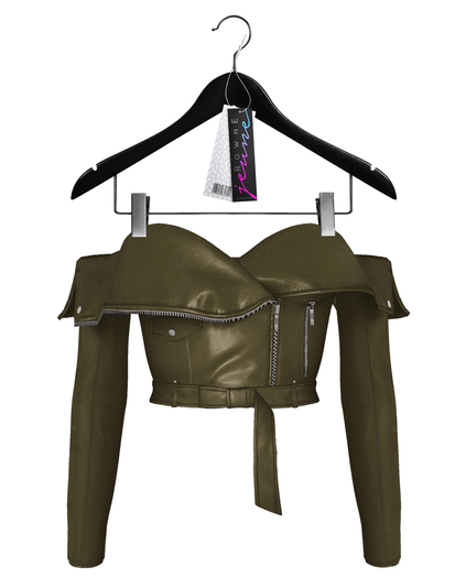 Jeune by Rowne.Fraser Moto Jacket - Olive
