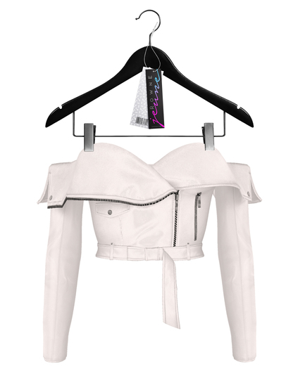 Jeune by Rowne.Fraser Moto Jacket - White