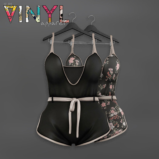 Vinyl - Watson Romper Pak Black