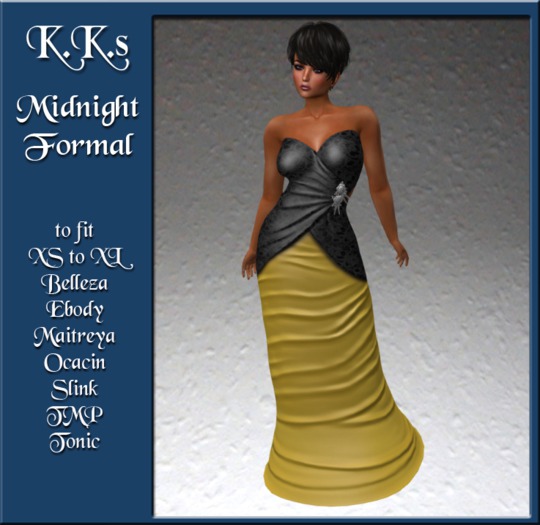 KK's Mesh Midnight - Yellow