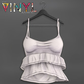 Vinyl - Xayalith TIered Cami Pak White