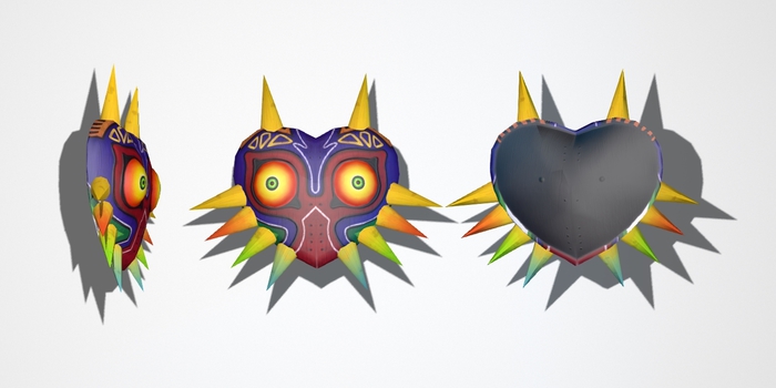 Majora's Mask (C/M) with materials 