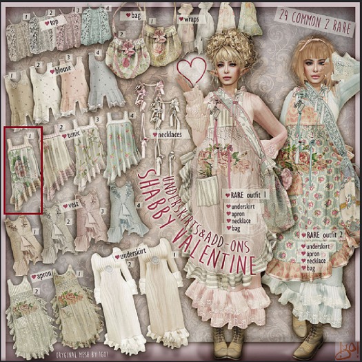 !gO! Shabby Valentine - tunic - 1