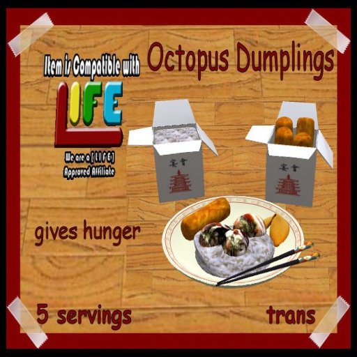 Octopus Dumplings- 5 pack [L I F E]