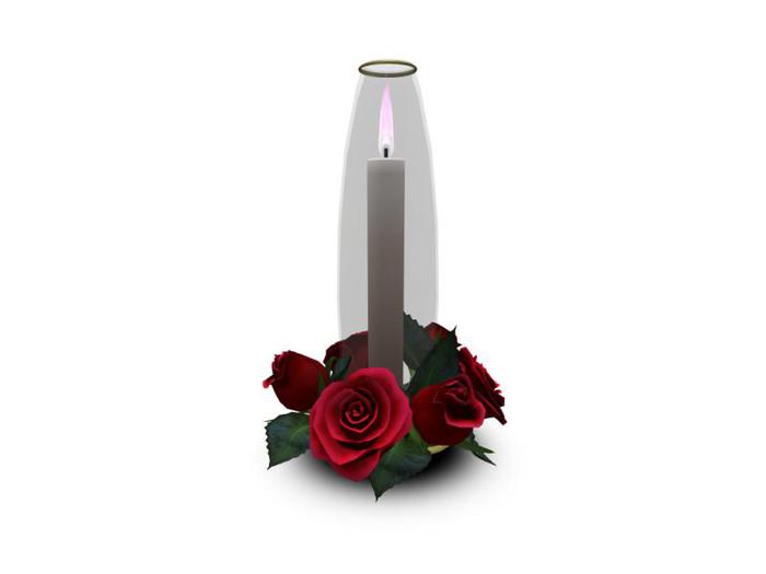 {P.S.} Rose Candle (Gift!)