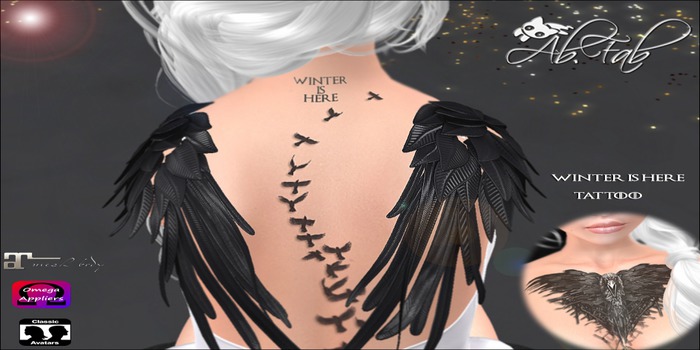 Ab.Fab Winter is here tattoo Unisex MP