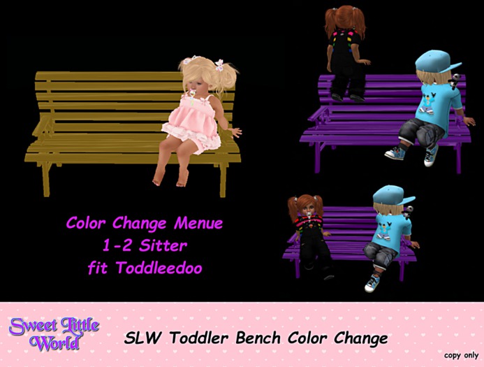 SLW Toddler Bench Color Change