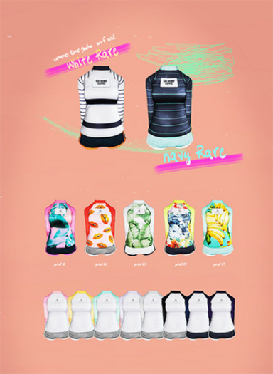 /// offbeat /// summer time gacha : surf suit color mint