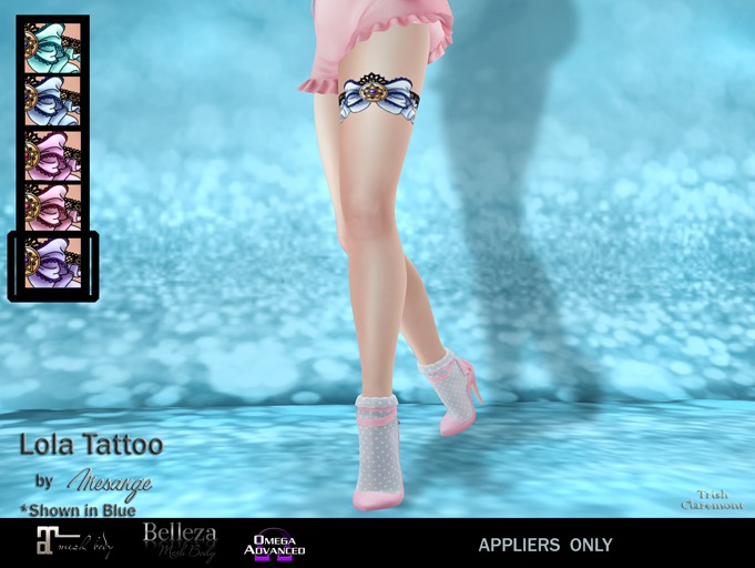 MESANGE - Lola Tattoo Violet MAITREYA