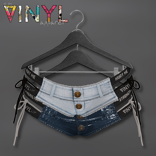 baby blue booty shorts