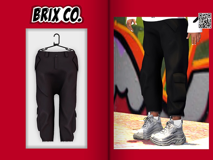 Brix Co. - Ripper Canvas Cargos - Onyx