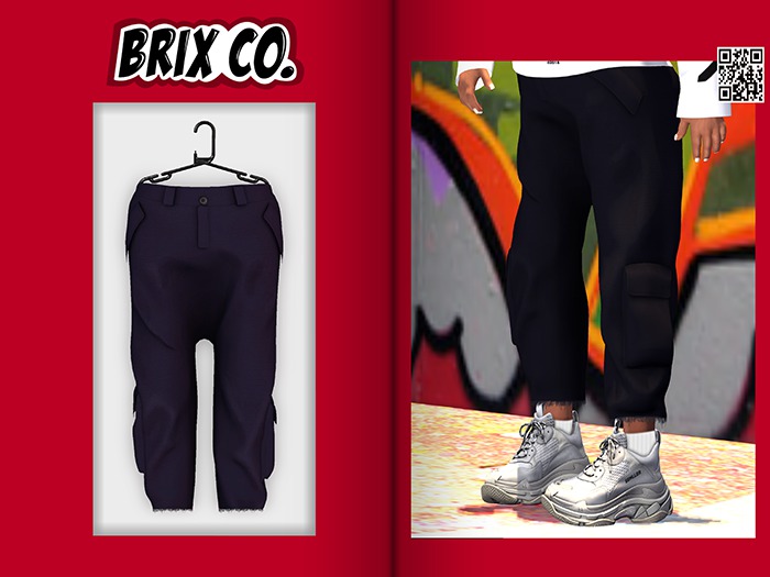 Brix Co. - Ripper Canvas Cargos - Navy