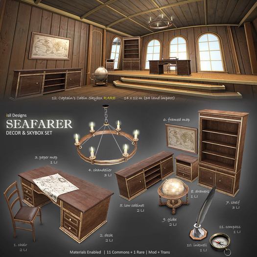 ~isil~ *Seafarer* Paper Map (boxed) COMMON
