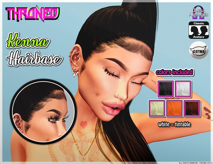 [THRONED] Kenna Hairbase (Add Me)