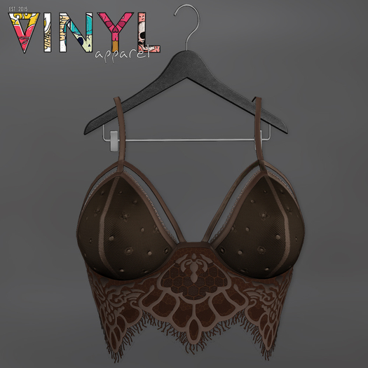 Vinyl - Romy Boho Lace Cami Pak Brown