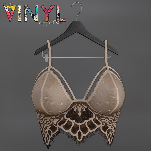 Vinyl - Romy Boho Lace Cami Pak Tan