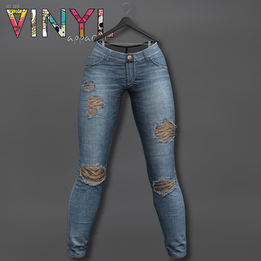 Vinyl - Alexis Jeans Pak Bright Blue