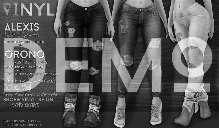 Vinyl - Alexis Jeans Pak DEMO