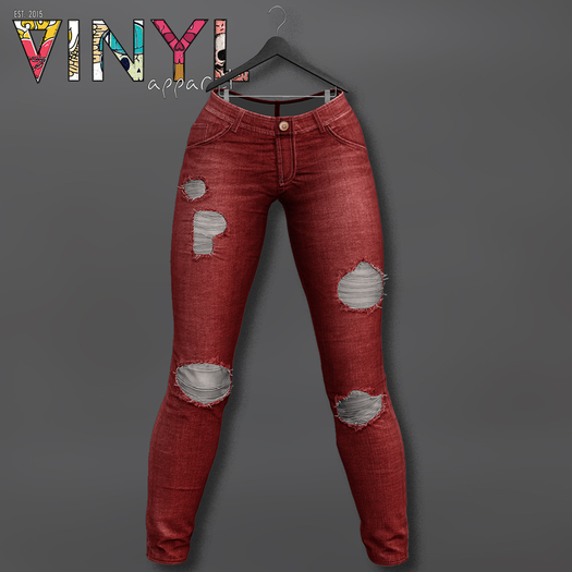 Vinyl - Alexis Jeans Pak Red