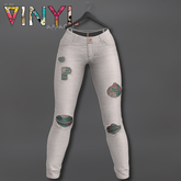 Vinyl - Alexis Jeans Pak White
