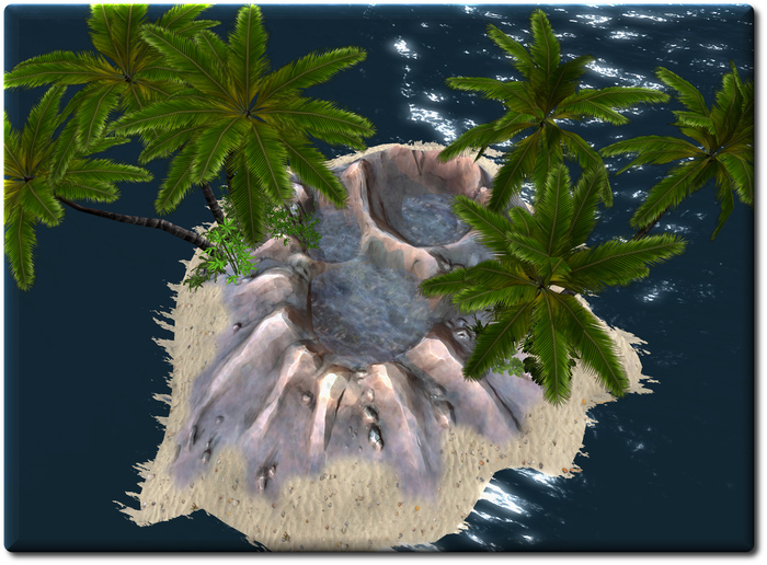Mesh Tropic Water Oasis by Felix 23 Prim=25x25m Size copy-mody