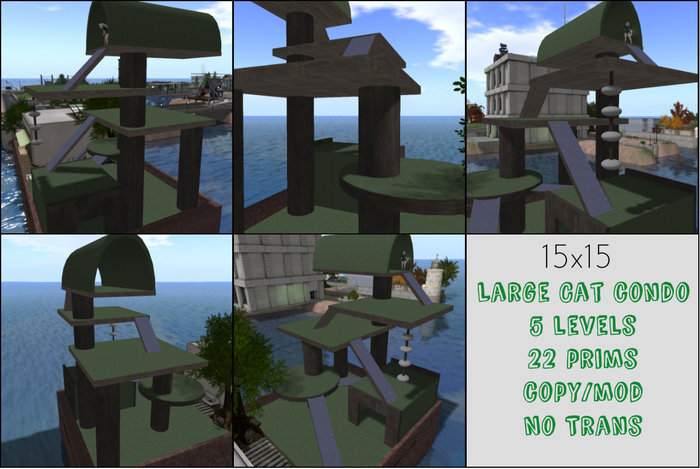 Large Cat Condo 22prims.