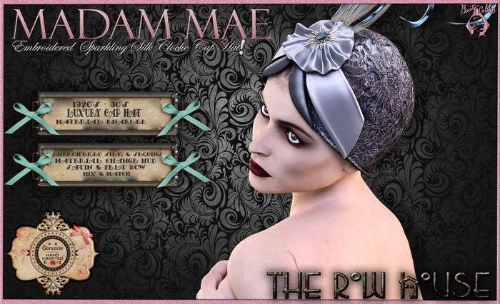 THE ROW HOUSE_Madam Mae_Cloche Cap Hat Box_ADD ME!