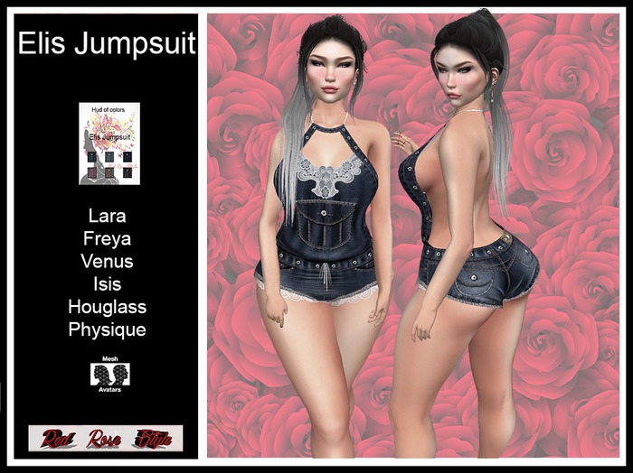[RRS]Elis Jumpsuit (Maitreya,Belleza,Slink)