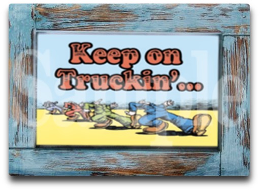 WALL ART - Keep On Trucking