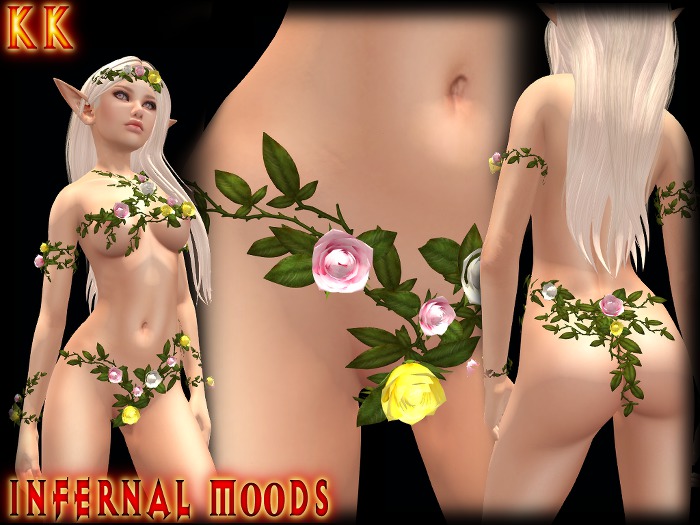 KK Fantasy: Tri-color Roses Outfit