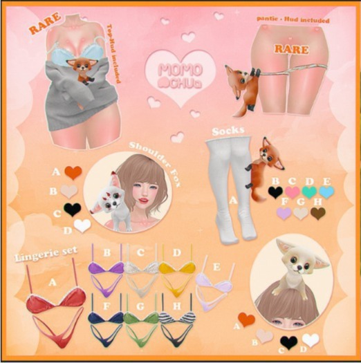 MOMOCHUU :: Joy Baby fox - Shoulder - D