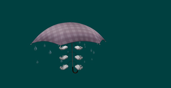 PM Pixel Mode - RDJ Umbrella Pose Prop RARE