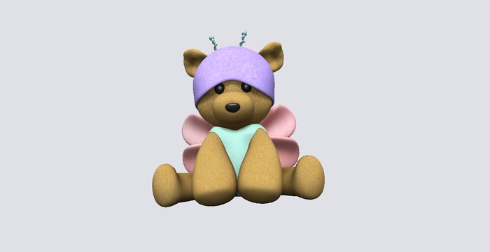 Bee Designs Teddy Bears Gacha - Butterfly 1