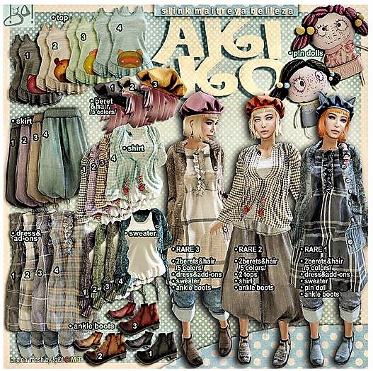 !gO! Akiko dress - 1 COMPLETE SET BELLEZA