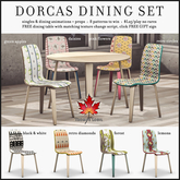Trompe Loeil - Dorcas Dining Chair Pink Flowers