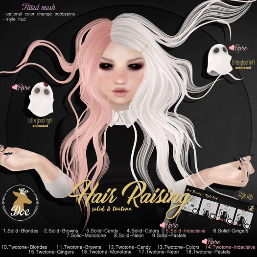 3.Doe: Hair Raising (solid) - Candy