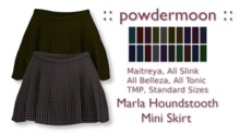 powdermoon - Marla Houndstooth Mini Skirt DEMO With HUD