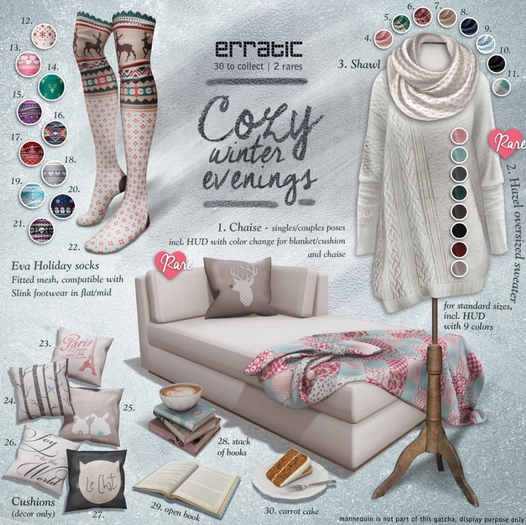 16.erratic / cwe - eva - holiday socks / multi