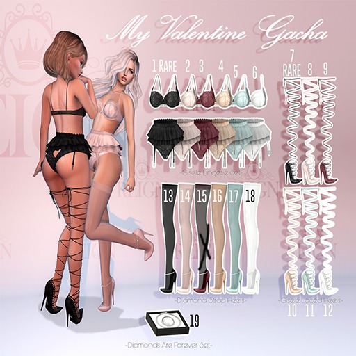 REIGN.- DIAMOND STRAP HEELS (MAITREYA)- TIFFANY #17